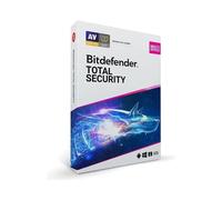 Bitdefender Total Security - Licence 2 ans, 10 postes, Support Physique - Compatibilité Windows/Mac/Android/iOS - Réf: CR_TS_10_24_FR