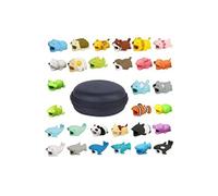 Bite 30PCS Ligne cordon pour iPhone Câble animaux Accessoires Pour Câble téléphone Protège mignon