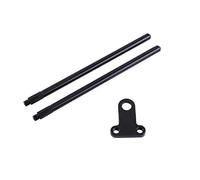 Bite Alarm Ears,Snag Bars Oreilles Bite Alarm Carpe De Pêche en Alliage D'aluminium Noir Snag Bar Oreilles Coupe-Vent Canne À Pêche Connecteur Replacement pour Bite Alarme Carpe De Pêche S'attaquer
