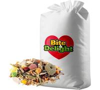Bite & Delight Nourriture pour rongeurs 10 kg - Nourriture naturelle à base de céréales pour gerbilles, souris, rats et choucas - Sans additifs - 10000 g
