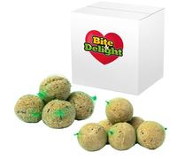 Bite&Delight - Petites boules de graisse pour oiseaux 80 pièces/72 kg - Nourriture énergétique pour oiseaux sauvages, idéale pour les mésanges, moineaux, merles, alimentation hivernale - naturel