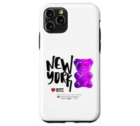 Bite Me, Cool New York City Purple Candy Gum Bear Graphic Coque pour iPhone 11 Pro