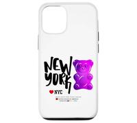 Bite Me, Cool New York City Purple Candy Gum Bear Graphic Coque pour iPhone 12/12 Pro