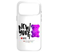 Bite Me, Cool New York City Purple Candy Gum Bear Graphic Coque pour iPhone 17 Pro Max
