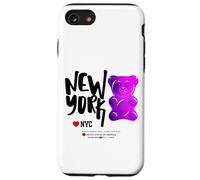 Bite Me, Cool New York City Purple Candy Gum Bear Graphic Coque pour iPhone SE (2020) / 7/8