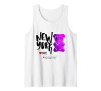 Bite Me, Cool New York City Purple Candy Gum Bear Graphic Débardeur