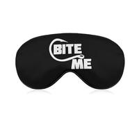 Bite Me Fishing Masque de sommeil doux avec sangle réglable, masques pour les yeux, bloque la lumière pour femmes et hommes