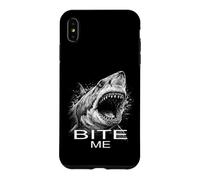 Bite Me Shark Funny Ocean Beach Trendy Sarcastique Fun Summer Coque pour iPhone XS Max