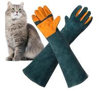 Bite Resistant Gloves - Build Trust And Protect Your Hands, Cat Grooming Gloves, Bite Proof Animal Glove For Cat Dog Bird Falcon Livestock Snake, Cats Bath Tool, Pet Grooming Mitts Scratch Protection