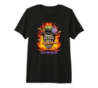 Bite The Bullet Halloween T-Shirt Haut de Gamme