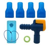 Bite Valve de rechange - 6 ou 7 pièces Buse de réservoir d'eau étanche | Kit | Vannes de morsure pour vessie d'hydratation | Ensemble de connecteurs en silicone pour tube à boire pour le camping et