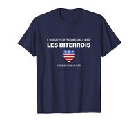 Biterrois sont Les Meilleurs - Habitants de Béziers et du 34 T-Shirt, Homme, Bleu Marine, XL