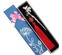 BITEYI Gland Marque-page en Métal,Signet Classique et Porte Page de Livre de Pouce Créatif Coffret Cadeau pour Amateurs de Lecture Amoureux des Livres (Yu Yue)