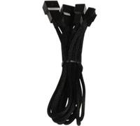 Bitfenix Adaptateur (3 Broches vers 3 x 3 Broches), Noir/Noir 60 cm