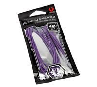 BitFenix Alchemy 2.0 - Câble d'alimentation - 40 cm - moulé, bloqué - violet (pack de 5)