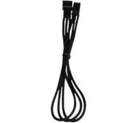 BitFenix Alchemy Premium Modding Series Multisleeved Cable - Rallonge de câble d'alimentation de ventilateur - alimentation interne - 3 broches (M) pour alimentation interne - 3 broches (F) - 30 cm - 