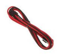 BitFenix Alchemy Red/Black - Extension d'alimentation gainée - PCI Express 6 broches - 45 cm - Extension d'alimentation gainée - PCI Express 6 broches - 45 cm (coloris rouge/noir)