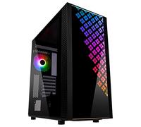 BITFENIX Boitier Moyen Tour ATX Dawn RGB avec Panneau vitré (Noir)