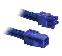 BitFenix Câble d'extension ATX12V 4 Broches 45 cm - Bleu/Bleu