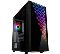 BitFenix Dawn TG - PC - plastique - acier - verre trempé - noir - ATX,EATX,Micro ATX,Mini-ITX