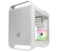 BitFenix Prodigy M 2022 Boîtier PC Gamer mATX, 3 Ventilateurs ARGB Inclus, Verre trempé, USB 3.2 Type-C, Blanc