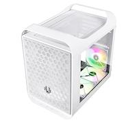 BitFenix Prodigy M 2022 Boîtier PC Gamer mATX, 3 Ventilateurs ARGB Inclus, Verre trempé, USB 3.2 Type-C, Blanc