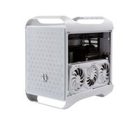 BitFenix Prodigy M 2022 - Tour - micro ATX - panneau latéral fenêtré - pas d'alimentation (ATX) - blanc - USB/Audio G