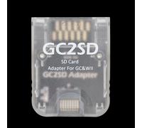 Bitfunx-Adaptateur De Carte Micro Sd Gc2sd,Carte Mémoire Suisse Pour Nintendo,Délibérément Cube,Consoles Wii,Sd2éventuelles 2 - Type Translucent White