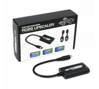 BITFUNX Adaptateur HDMI 1080p pour console SEGA Genesis/MD1/MD2/SNK - Prend en charge la commutation de rapport d'aspect 16:9/4:3 et l'entrée RGBS, convertisseur de jeu vidéo Plug-and-Play sans