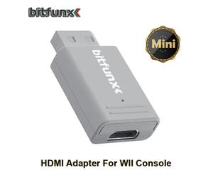 BitFunx-Convertisseur Ypbpr vers HDMI pour Nintendo Wii, console de jeu rétro, adaptateur Mini HDMI, Plug and Play, NTSC PAL wii adapter