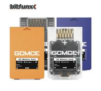 Bitfunx jeu sauvez la carte mémoire GCMCE FlipperMCE avec écran OLED pour Console de jeu Nintendo GameCube Wii RVL001 Orange