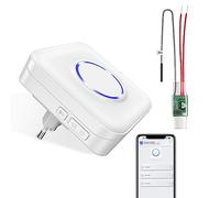 BITIWEND Kit d'extension de signal sans fil Wi-Fi - Pour sonnette de porte et carillon - Convertisseur radio 3-24 V AC/DC - Compatible avec l'application smartphone pour sonnette/interphone existants