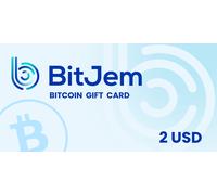 BitJem Bitcoin Gift Card 2 USD