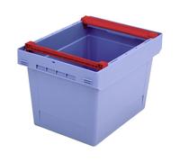 BITO Bacs de distribution Bito série MB MBB43271 l 400 x l 300 x H 273 bleu-gris Quantité:1