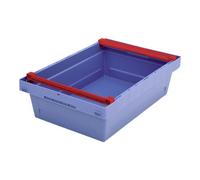 BITO Bacs de distribution Bito série MB MBB64171 l 600 x l 400 x H 173 bleu-gris Quantité:1