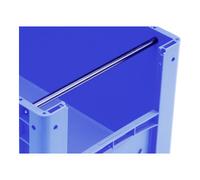 BITO Barres porteuses Bito TS86XL pour bacs lourds et bacs gerbables Euro L 557 mm, noir profond Quantité:10