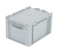 BITO Bito Bac gerbable Euro XL Set / XLD43221 400x300x220 gris Couvercle Quantité:1