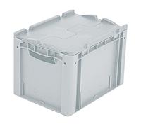 BITO Bito Bac gerbable Euro XL Set / XLD43271 400x300x270 gris Couvercle Quantité:1