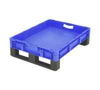 BITO Bito Euro container empilable XL Lid XL 86121D L800xW600xH220 mm, bleu Quantité:1