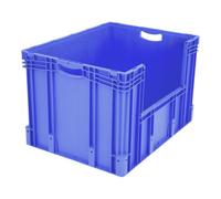 BITO Bito Euro container empilable XL Set / XL 86526 L800xL600xH520 mm, étiquette bleue Quantité:1