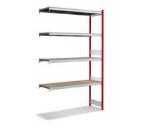 BITO Bito Grand ensemble de rayonnages / 350kg 2499x1512x524 Panneau d'aggloméré 4 niveaux RAL3000 Quantité:1