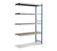 BITO Bito Grand ensemble de rayonnages / 350kg 2499x1512x624 Panneau d'aggloméré 4 niveaux RAL5010 Quantité:1