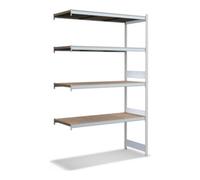 BITO Bito Grand ensemble de rayonnages / 350kg 2499x1512x624 Panneau d'aggloméré 4 niveaux RAL7035 Quantité:1