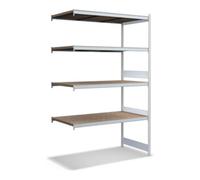 BITO Bito Grand ensemble de rayonnages / 350kg 2499x1512x824 Panneau d'aggloméré 4 niveaux RAL7035 Quantité:1