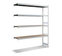 BITO Bito Grand ensemble de rayonnages / 350kg 2499x2016x524 Panneau d'aggloméré 4 niveaux RAL7035 Quantité:1