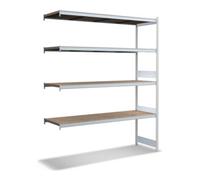 BITO Bito Grand ensemble de rayonnages / 350kg 2499x2016x624 Panneau d'aggloméré 4 niveaux RAL7035 Quantité:1