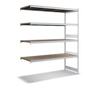 BITO Bito Grand ensemble de rayonnages / 350kg 2499x2016x824 Panneau d'aggloméré 4 niveaux RAL7035 Quantité:1