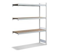 BITO Bito Grand meuble à étagères kit d'extension / 350kg 1999x1512x524 Panneau d'aggloméré 3 niveaux RAL7035 Quantité:1