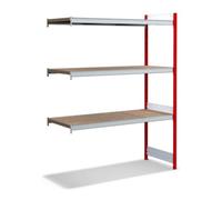 BITO Bito Grand meuble à étagères kit d'extension / 350kg 1999x1512x624 Panneau d'aggloméré 3 niveaux RAL3000 Quantité:1