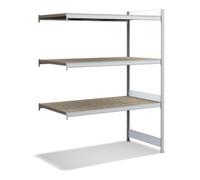 BITO Bito grand meuble à étagères kit d'extension / 350kg 1999x1512x824 Panneau d'aggloméré galvanisé à 3 niveaux Quantité:1
